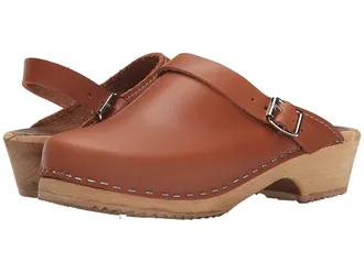 Mia Alma Womens Clog Shoes Luggage : 6 M, Leather