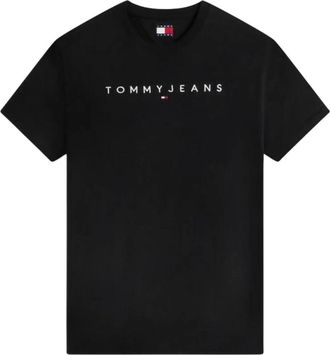Tommy Jeans Hombre, Camisetas, Negro, Talla: L
