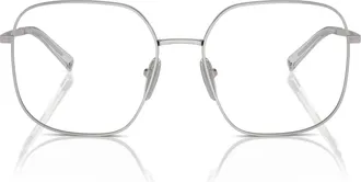 Prada 0pr A59v Square Metal Frame Eyeglasses