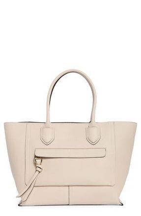 Longchamp Large Mailbox Leather Top Handle Bag in Chalk at Nordstrom Rack