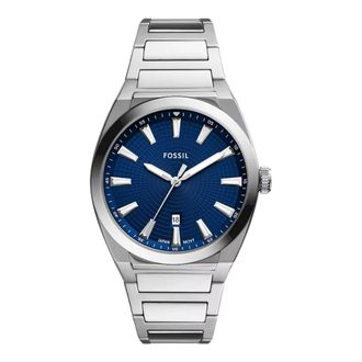 Fossil Accessoires, Heren, Grijs, ONE Size, Neutra Fs 5822 Klassiek Dress Horloge