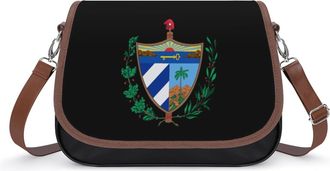 Generic Coat of Arms of Cuba1 Fashion Womens Crossbody Bags Novelty Handbag Shoulder Bag Purse