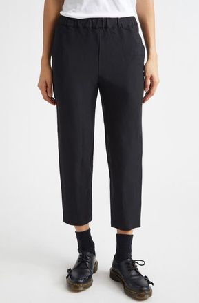 Comme Des Garçons Double Cloth Serge Pull-On Pants in Black at Nordstrom, Size X-Small