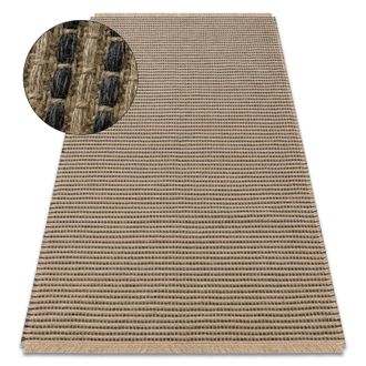 RugsX RugsX Jute Rug in Black | Size: 160 cm x 220 cm