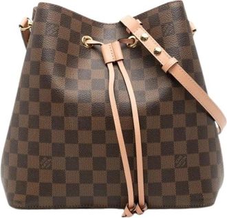 Louis Vuitton Pre-owned Neonoe MM - Dames - Vintage Tas - Bruin - ONE Size - Leer - Vintage