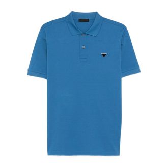 Prada Triangle-logo Polo Shirt