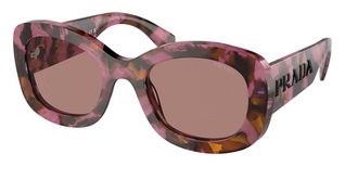 Prada PR A13SF Asian Fit 18N10D Womens Sunglasses Tortoiseshell Size 55