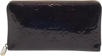 Louis Vuitton Pre-owned Wallets, female, Purple, Size: ONE SIZE Pre-owned Canvas Wallet