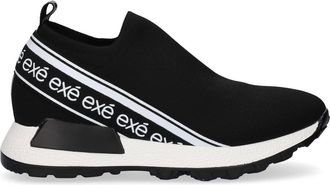 Renato Garini Womens Comfortable Stretch Sneaker In Black