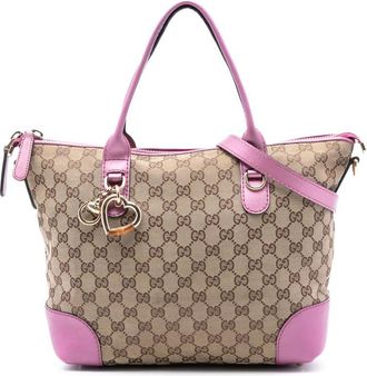Gucci Pre-owned Gucci GG Canvas Heart Bit Satchel Ladies 269957 520981