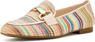 Gabor 85.214.41 Womens Flat Shoes : UK 8.5 (US Womens 11) M, Leather/Raffia