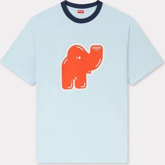 Kenzo Elephant Logo Cotton T-Shirt, Size Medium