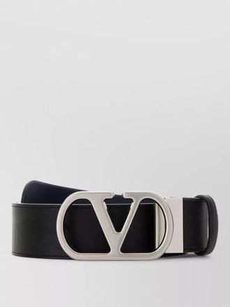 Valentino Garavani reversible leather belt adjustable length loops