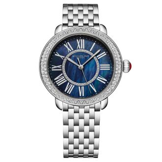 St&uuml;hrling Regalia 4074 Womens 40mm - Blue Stainless Steel - One Size