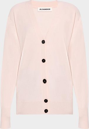 Jil Sander V-Neck Cashmere Cardigan