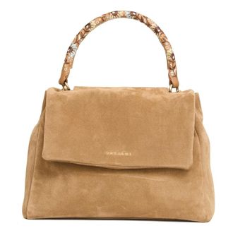 Orciani Handbags, female, Beige, Size: ONE SIZE Sveva Midi Tote