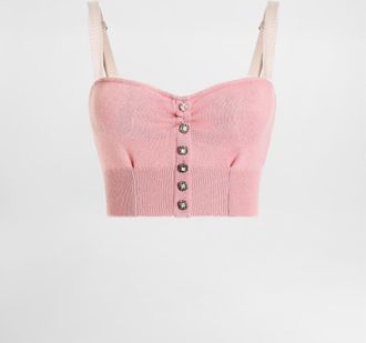 Dolce & Gabbana Cashmere Top - Woman Sweaters And Cardigans Pink 36