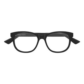 Alexander McQueen Am0568O Cat eye Frame - female - Alexander McQueen - Glasses - Black - 53 MM - Accessories