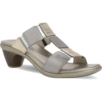 Naot Form Sandal in Silver Gold Thread at Nordstrom, Size 11Us