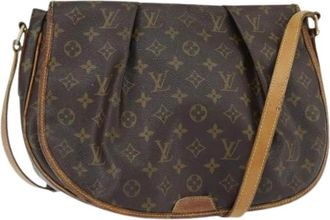Louis Vuitton Pre-owned Vintage Cross Body Bag - Dames - Vintage Schoudertas - Bruin - ONE Size - Vintage