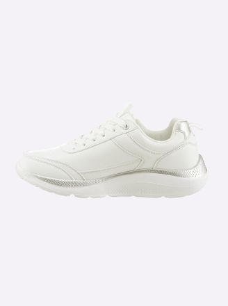 Kangaroos Sneaker KANGAROOS, Damen, Gr. 37, weiss (wei&szlig;), Lederimitat, Schuhe Sneaker