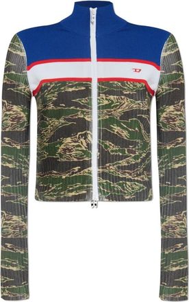 Diesel Sweatshirt M-Camut - Dames - Vesten met rits - Veelkleurig - M - Hoodies & sweatvesten