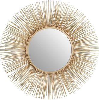 Premier Housewares Templar Gold Finish Wall Mirror