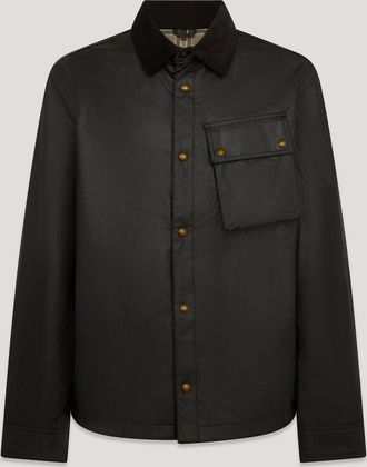 Belstaff Ground Jacket Mens Waxed Cotton Black Size 2XL