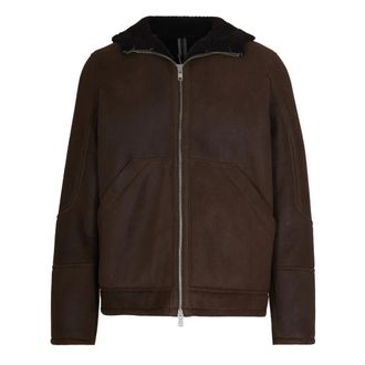 DFour Leather Jackets, male, Brown, Size: 2XL Giubbino