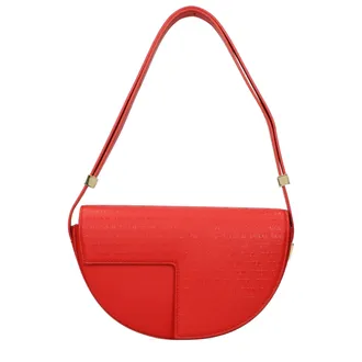 Patou Red Leather Shoulder Womens Bag