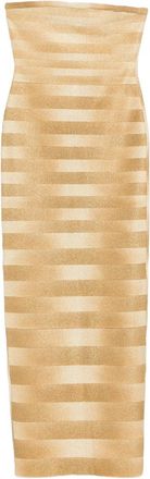 H&eacute;rve L&eacute;ger Nia Strapless Maxi Dress