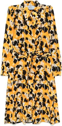 Prada Chemisier con stampa - Giallo