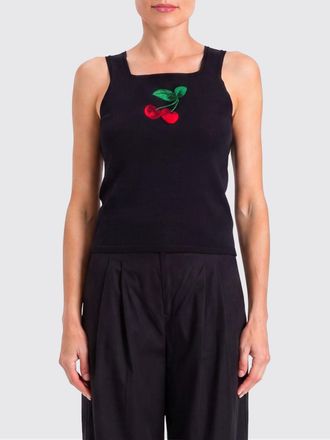 Twinset Top in maglia di misto cotone con ciliegie