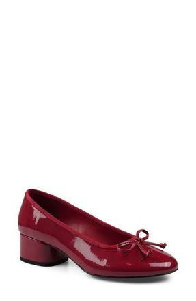 Candie's Savage Pump in Red Faux at Nordstrom, Size 11