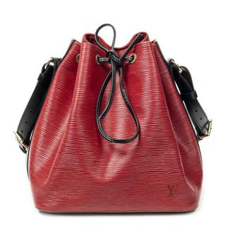 Louis Vuitton Pre-owned Womens Noe Bicolor PM Shoulder Bag - Red - One Size