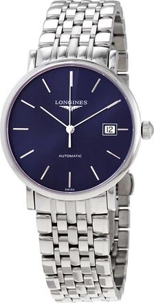 Longines Elegant Automatic Blue Dial Mens Watch L4.810.4.92.6