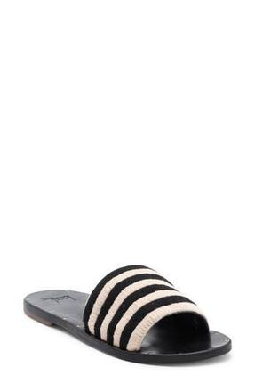beek Lovebird Slide Sandal in Black Stripe at Nordstrom Rack, Size 6