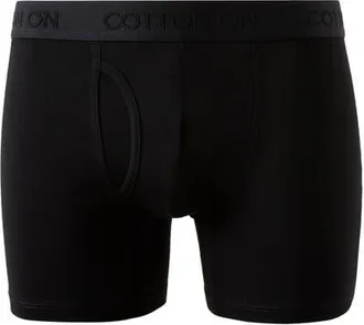 Cotton On Mens 5 Pack Mens Organic Cotton Boxer Brief in Black at Nordstrom, Size Medium