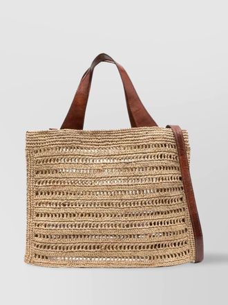 Ibeliv raffia beach bag