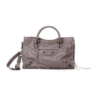 Balenciaga Tassen, Dames, Bruin, ONE Size, Katoen, Le City Medium Bag