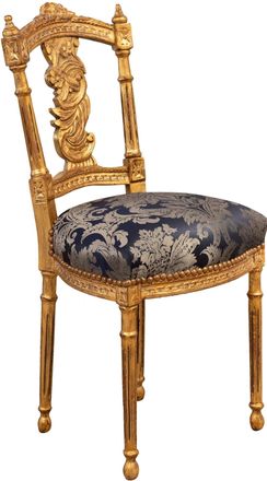 Biscottini International Biscottini - Silla De Estilo Franc&eacute;s Luis Xvi En Madera De Haya Maciza