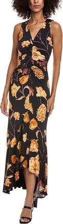 Ted Baker V-Neck Ruched Maxi Dress