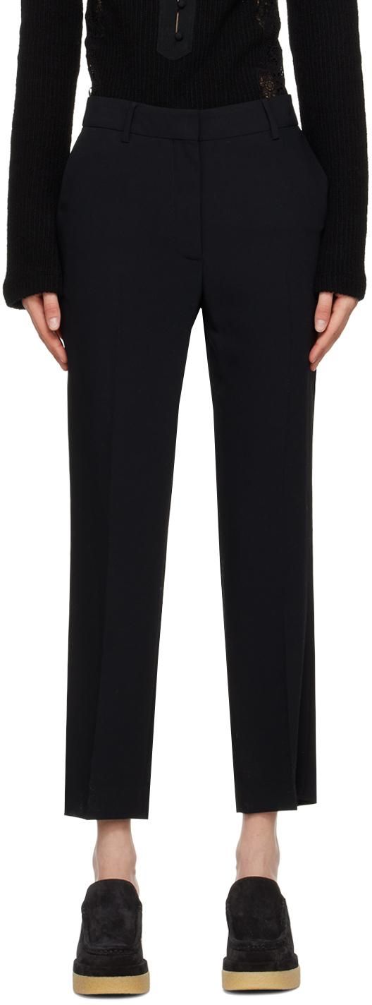 【関税&送料込】Chloe Brown Flared Checkered Wool Trousers Chloé Tailored Checked Wool Trousers | Brown | FARFETCH