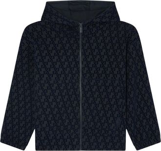 Emporio Armani Logo Zip Up Top