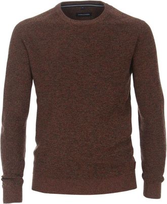 Casamoda Heren, Truien, Bruin, Maat: M Katoen