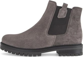 Gabor Schoenen, Dames, Beige, 40 1/2 EU, Su&egrave;de, Sportieve enkellaars