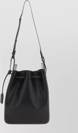 Saint Laurent spacious leather bucket style bag