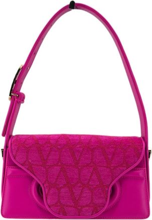 Valentino Valentino Garavani Leren schoudertas La Petit Deuxieme Toile Iconographe