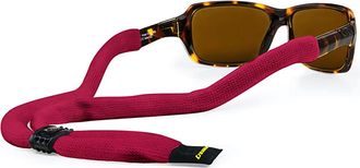 Croakies Cotton Suiter Red Regular Adjustable Secure Eyewear Retainer Durable