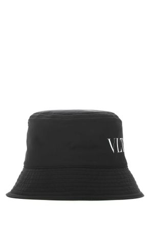 キャップ VALENTINO GARAVANI Hats Women Polyamide Black Valentino Garavani VLogo Signature Embroidered Baseball Cap